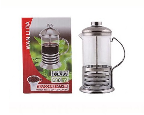 فرنچ پرس شیشه ای و استیل